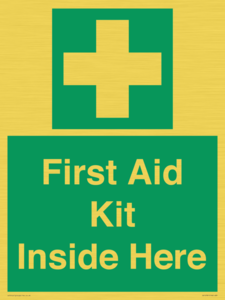 First Aid Kit Inside Here